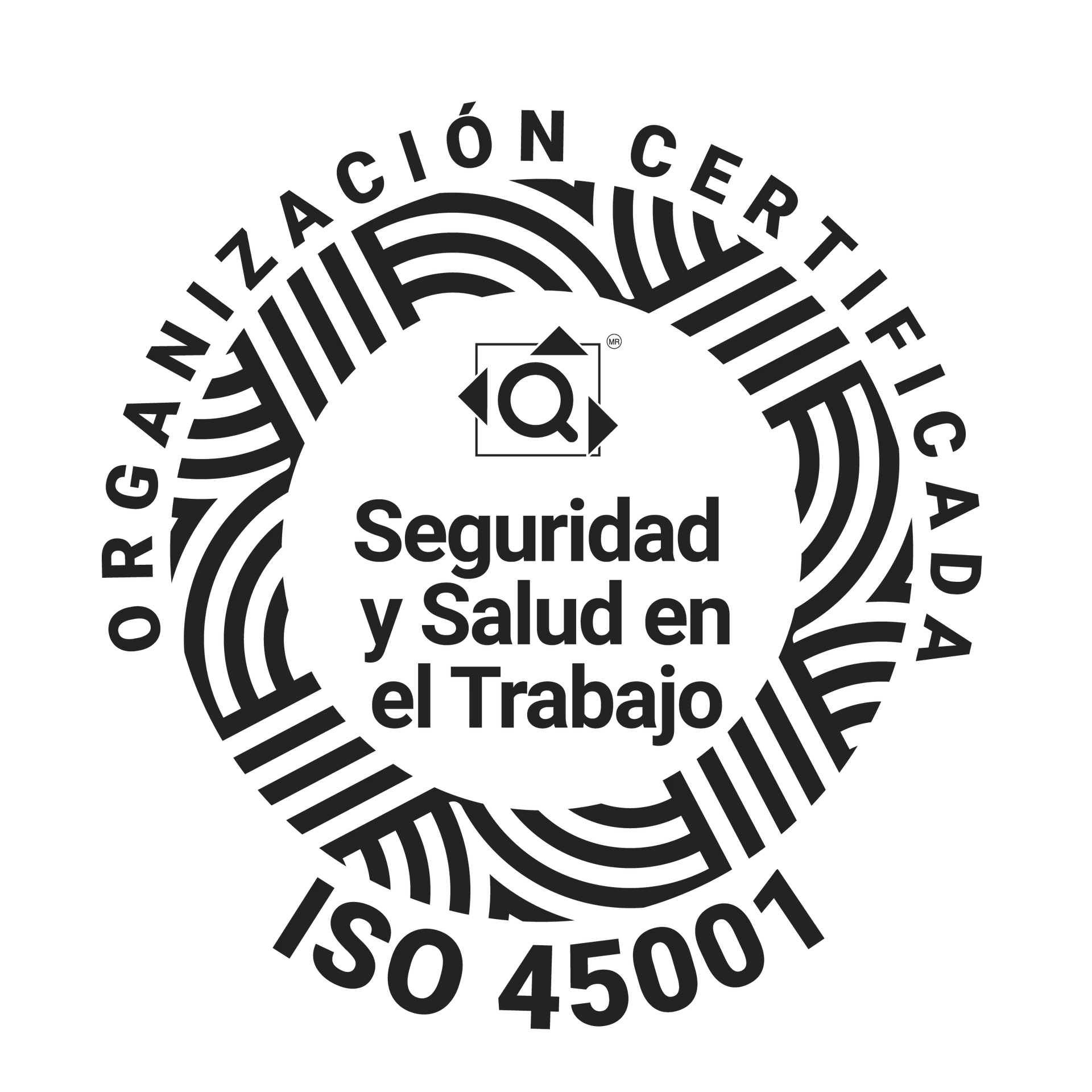 Organización Certificada ISO 45001